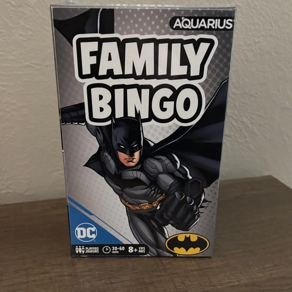 Batman Family Bingo Game Family Party Game for Kids/Teens/Adults Game Night Gift